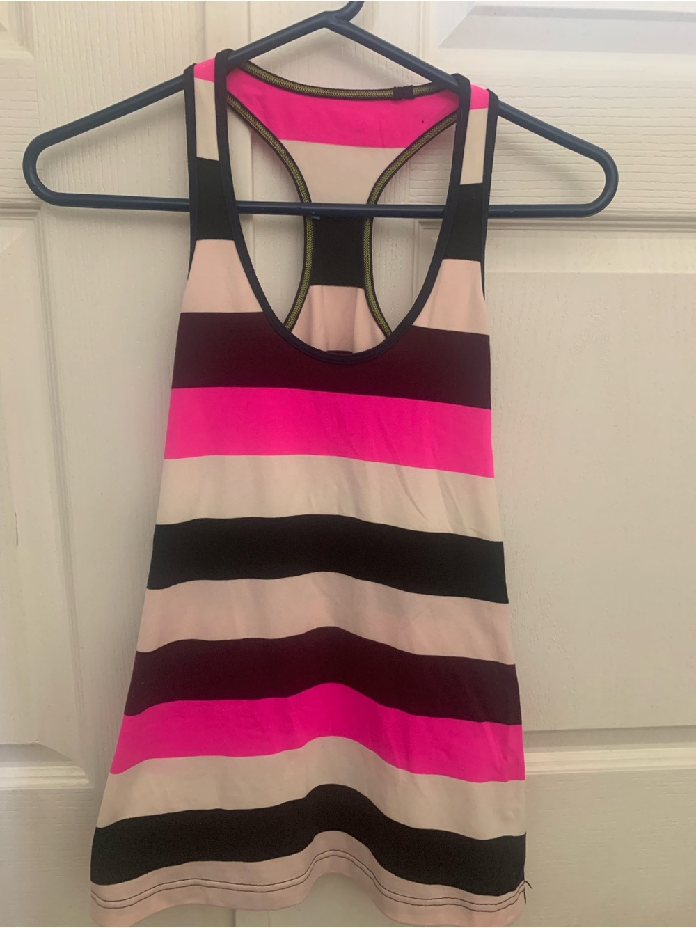 Lululemon Raspberry Glo Light Striped Cool Racerback Tank - Picture 2 of 4